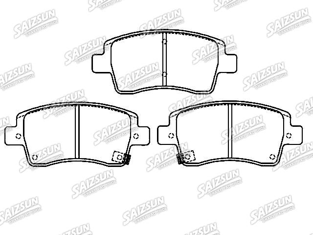 Brake Pad Set:04465-0D100