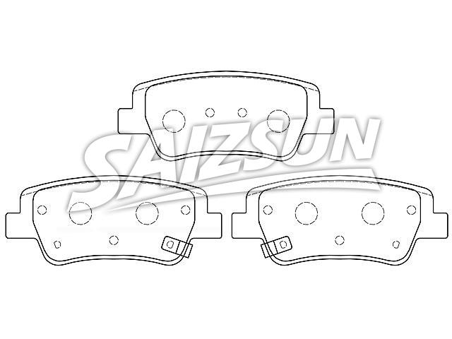 Brake Pad Set:58302-AAA40