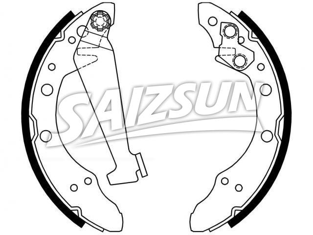 Brake Shoe Set:1H0 698 525 X
