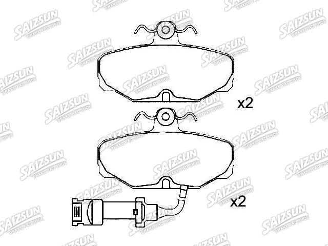 Brake Pad Set:1 648 236