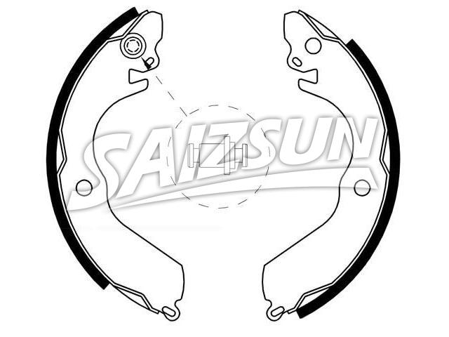 Brake Shoe Set:MB668740