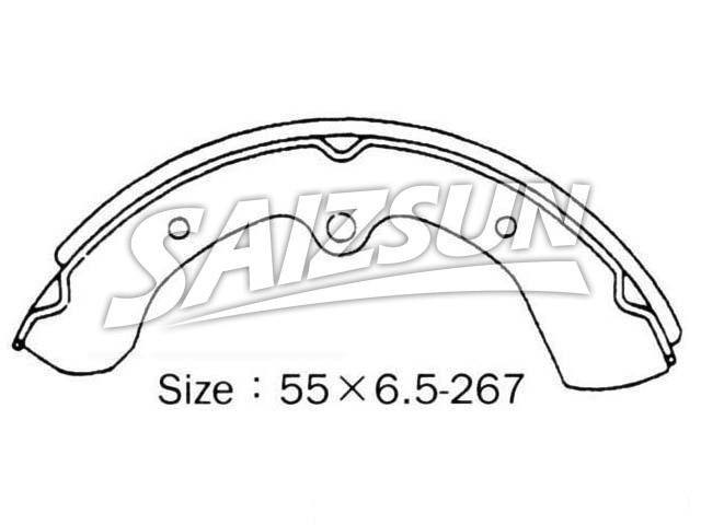 Brake Shoe Set:MA305095