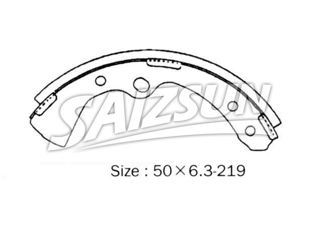 Brake Shoe Set:41060-W9626