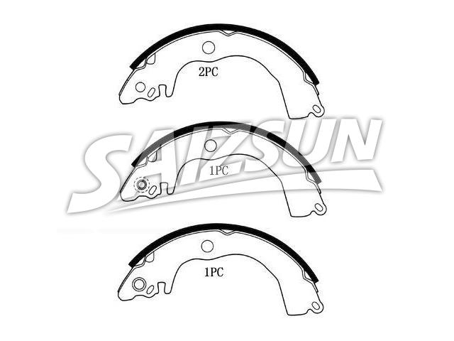 Brake Shoe Set:8-97011-434-0