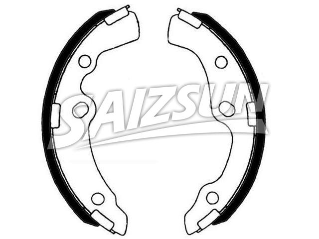 Brake Shoe Set:G717-33-330
