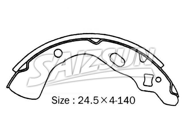 Brake Shoe Set:NR3535