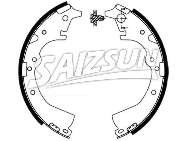 Brake Shoe Set:04497-26050