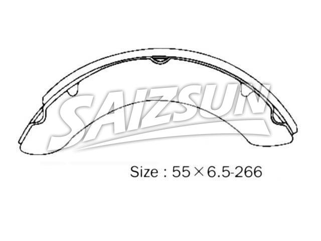 Brake Shoe Set:NR1081