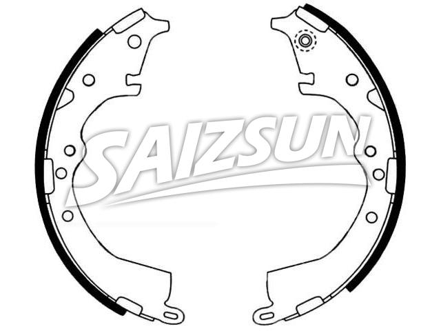 Brake Shoe Set:04495-0K010