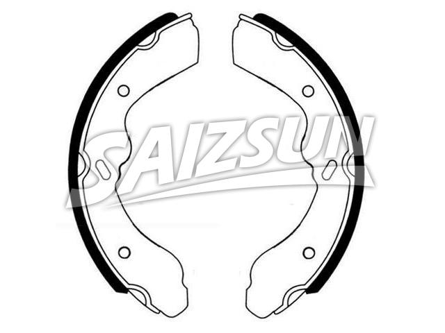 Brake Shoe Set:K3408