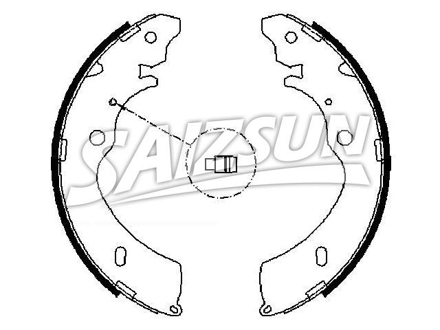 Brake Shoe Set:8-97368-253-0