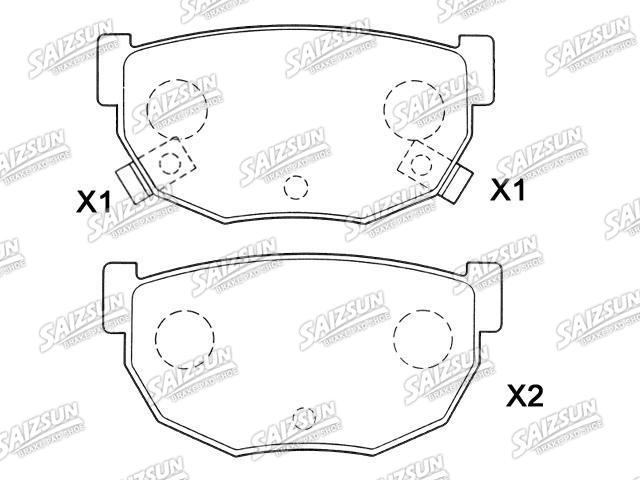 Brake Pad Set:44060-35F90