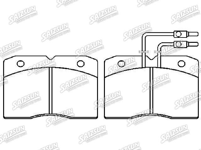 Brake Pad Set:4 432 481