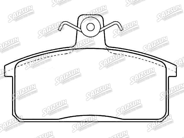 Brake Pad Set:00000-A00154