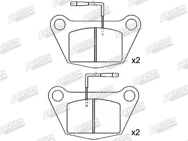 Brake Pad Set:141456