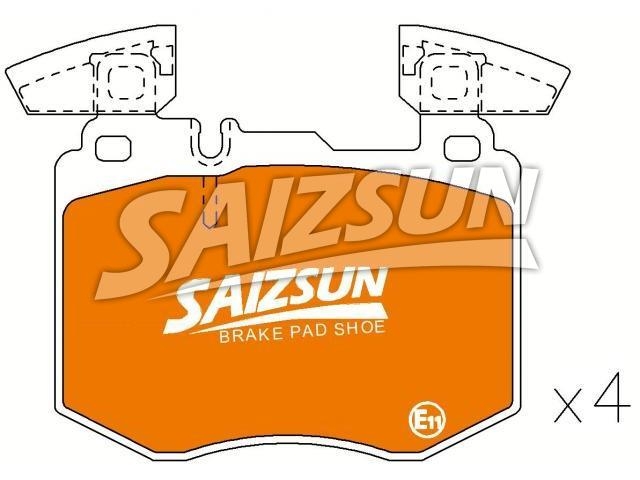 Brake Pad Set:000 420 65 02
