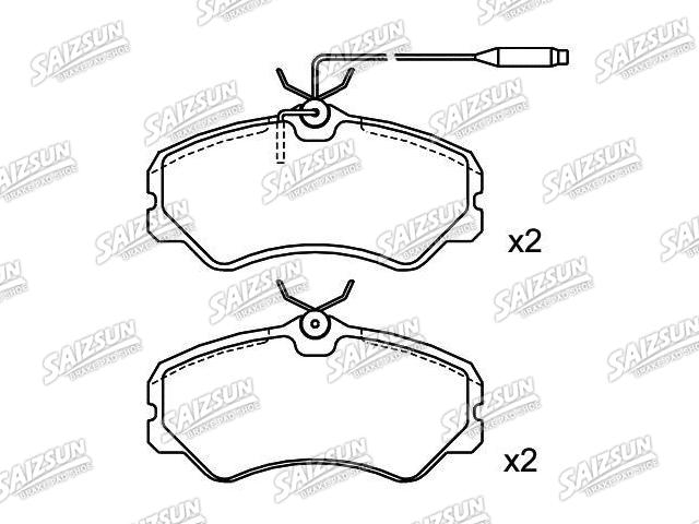 Brake Pad Set:9 941 207