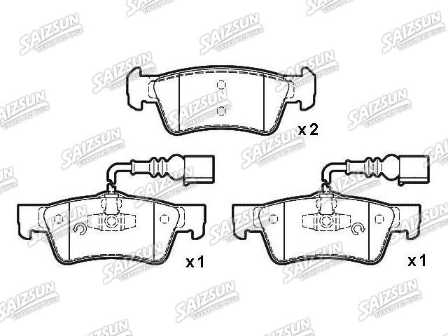 Brake Pad Set:7L6 698 451