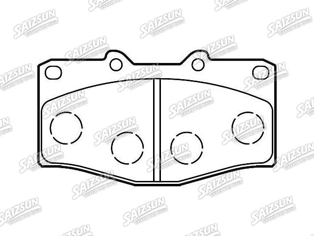Brake Pad Set:04465-65010