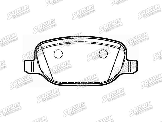 Brake Pad Set:77362273