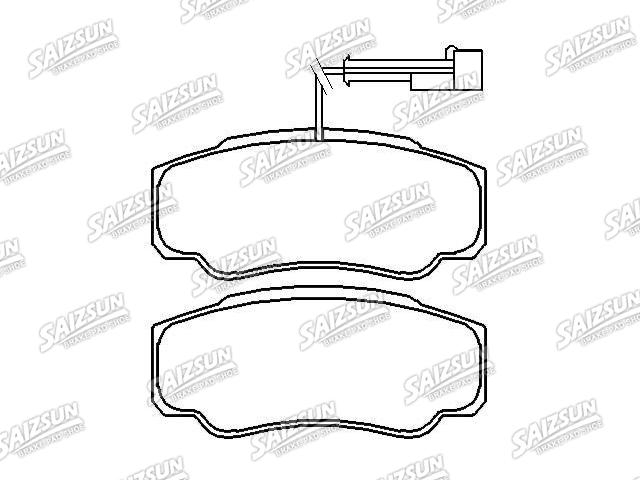 Brake Pad Set:D4060-MA000