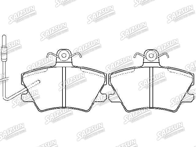 Brake Pad Set:77 01 202 241