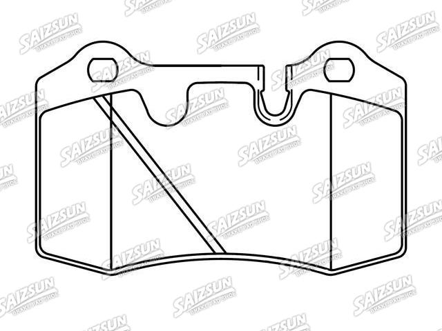 Brake Pad Set:4G43-2C562-AA