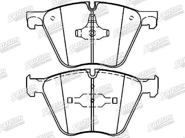 Brake Pad Set:34 11 6 783 554