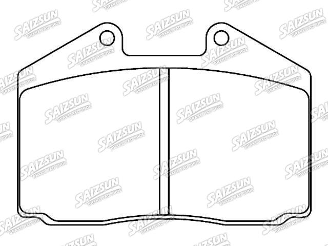 Brake Pad Set:D250-7158
