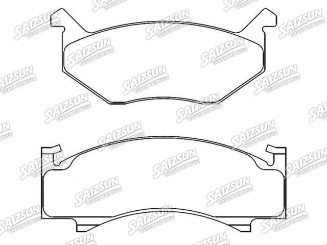 Brake Pad Set:D93-7029