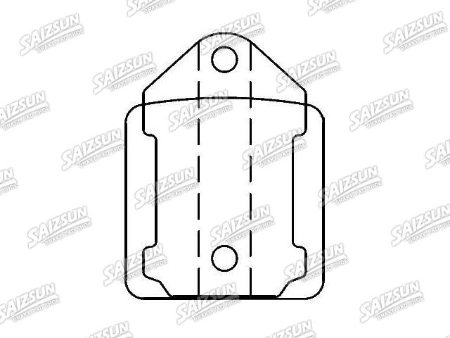 Brake Pad Set:D66-733
