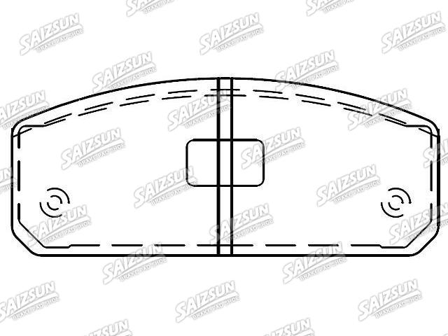 Brake Pad Set:D69-7002