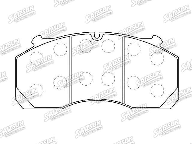 Brake Pad Set:254625