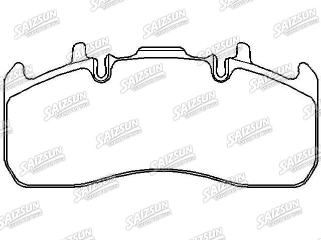 Brake Pad Set:2 056 871 2