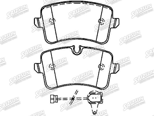Brake Pad Set:4H0 698 451 A