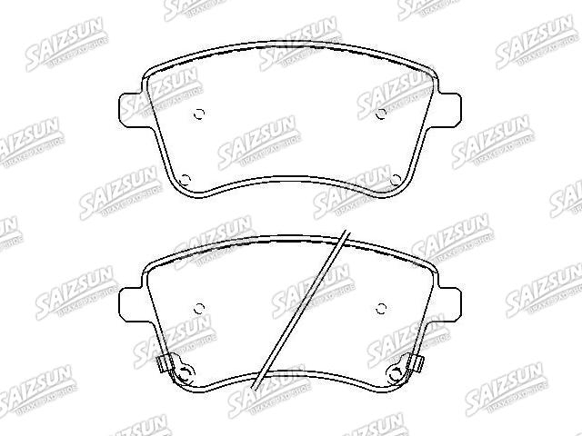 Brake Pad Set:58101-1PA00
