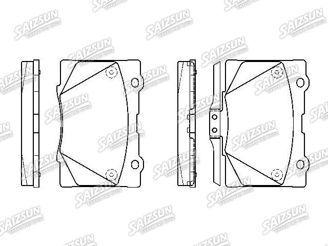Brake Pad Set:45022-SJA-E00