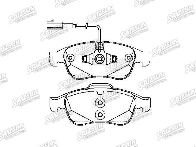 Brake Pad Set:77365355