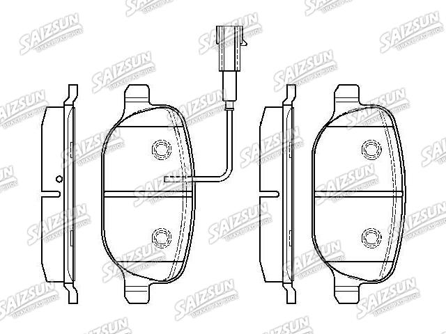 Brake Pad Set:77365542