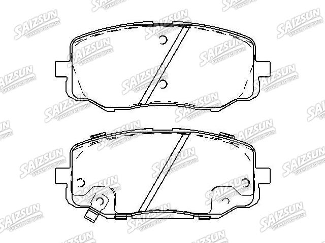 Brake Pad Set:58101-1JA60