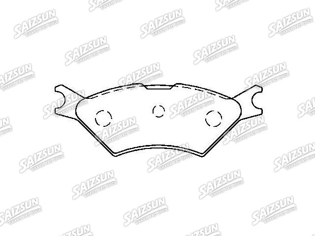 Brake Pad Set:433 698 151A
