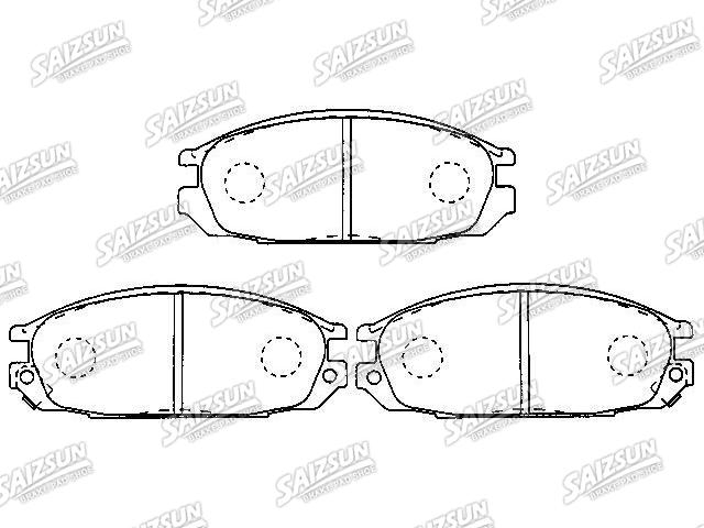 Brake Pad Set:D406M-S2085