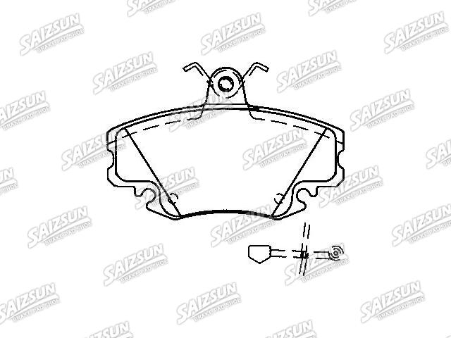 Brake Pad Set:77 11 130 071 A