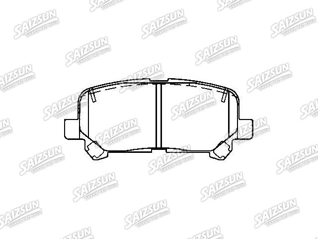 Brake Pad Set:43022-SZA-A10
