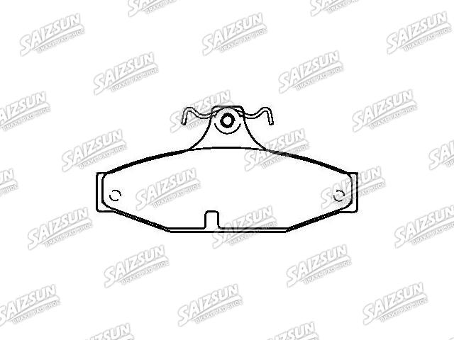 Brake Pad Set:BR2Z-2200-BA