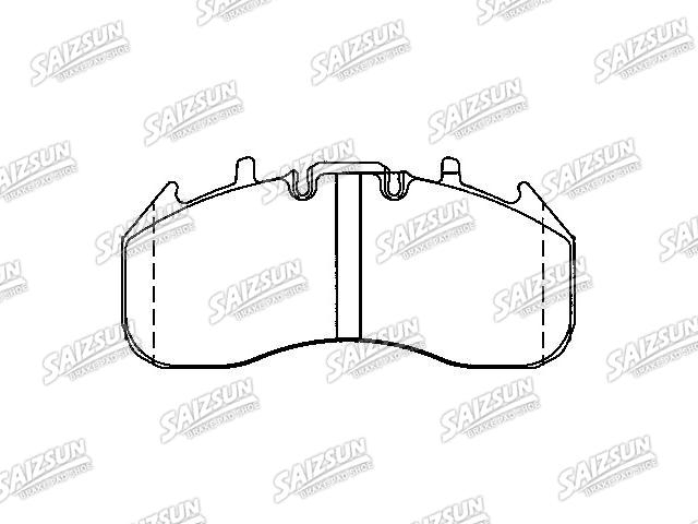 Brake Pad Set:2252H2BA