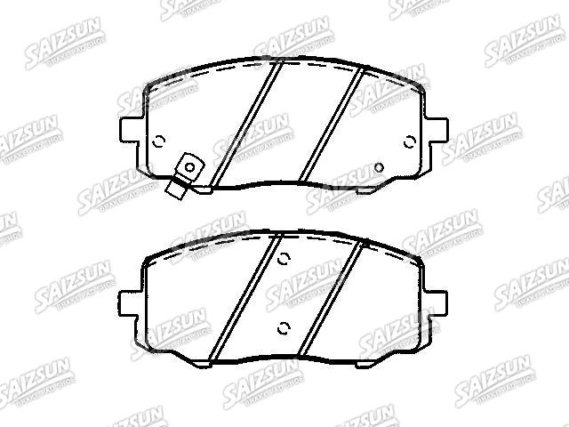 Brake Pad Set:58101-0XA00