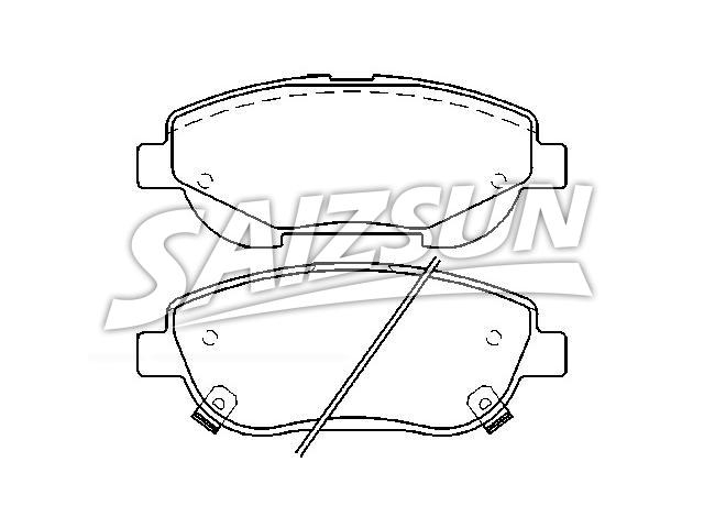 Brake Pad Set:04465-05300
