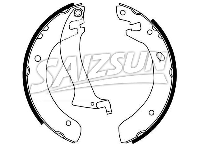 Brake Shoe Set:SFS100140