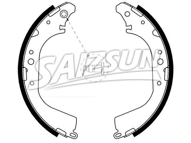 Brake Shoe Set:04495-35110